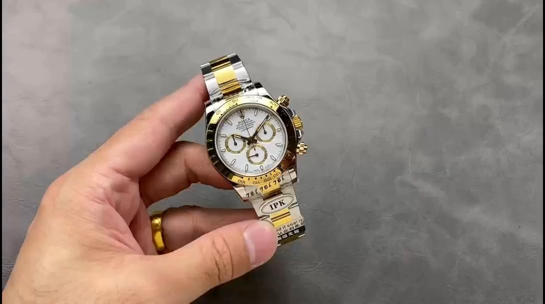 Rolex Two Tone Daytona 126503 White Dial Replica Watch