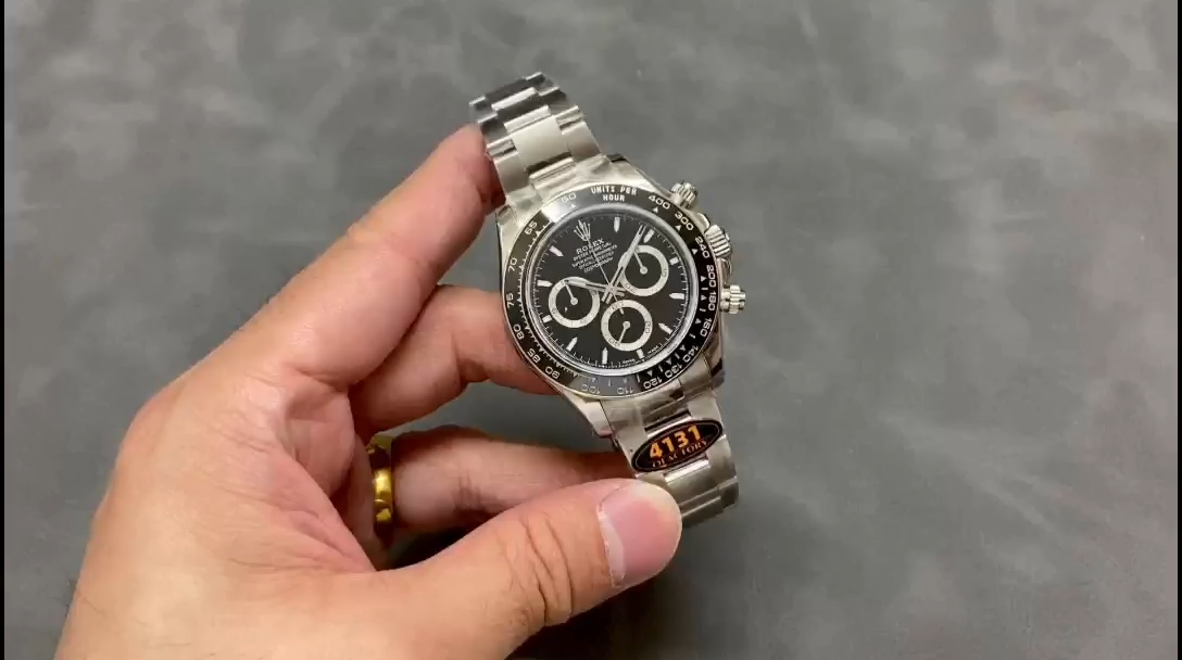 Rolex Daytona 116520 Stainless Steel Case Black Dial 40MM Mens Replica Watch