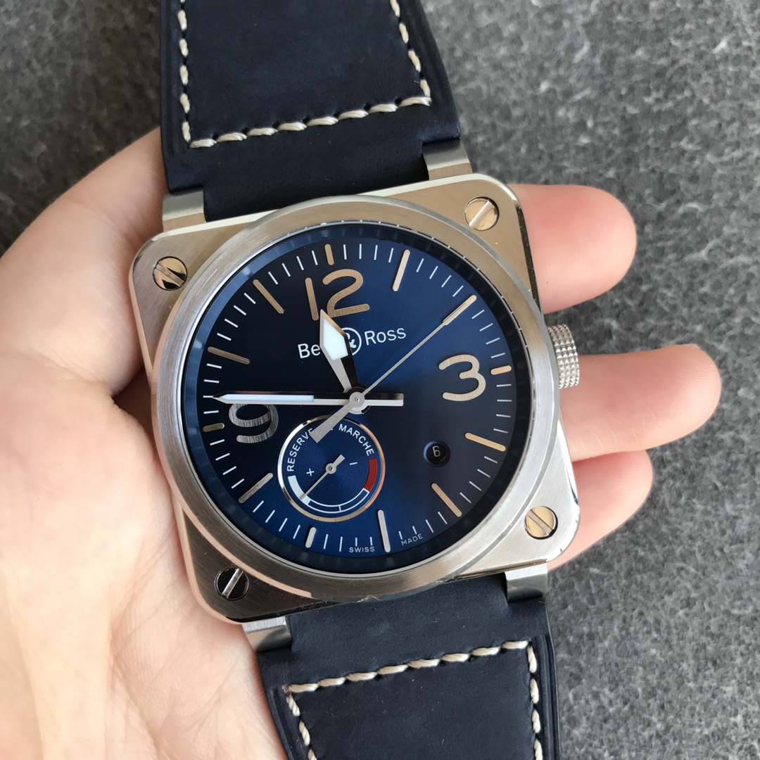 Bell & Ross INSTRUMENTS series BR0397-BL-SISCA2 Blue